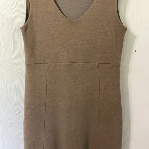 💰Horny Toad NWOT midi dress tan/light brown size XS - Picture 4 of 9